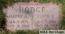 Harry A Hodge