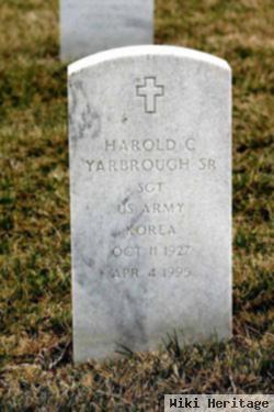 Harold C Yarbrough, Sr