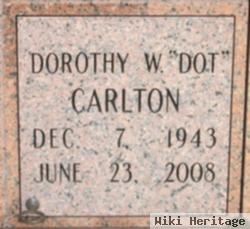 Dorothy W "dot" Carlton