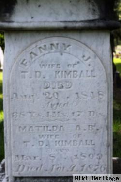 Fanny Jane Case Kimball