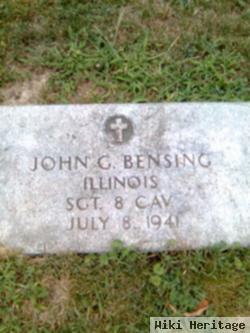 John G Bensing