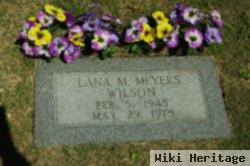 Lana M Meyers Wilson