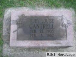 Ruby Louise Cantrell