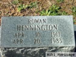 Albert Rowan Hennington