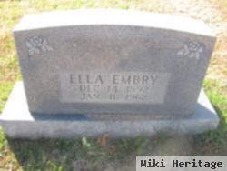 Ella Bell Wallace Embry