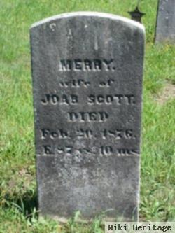 Miriam "merry" Atherton Scott