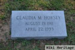 Claudia M. Horsey