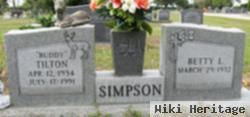 Tilton Lester "buddy" Simpson