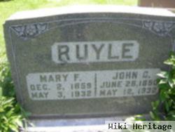 Mary Frances Fletcher Ruyle