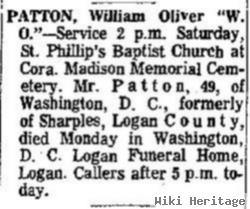 William Oliver "w O" Patton