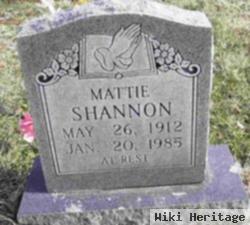 Mattie Williams Shannon