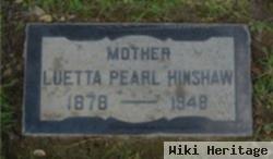 Luetta Pearl Moody Hinshaw