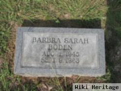 Barbara Sarah Boden