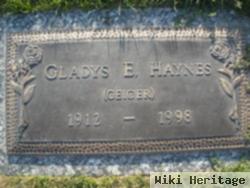 Gladys E Geiger Haynes