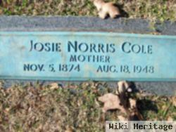 Saphronia Josephine "josie" Norris Cole