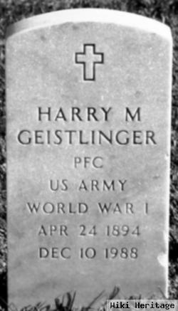 Pfc Harry Mathew Geistlinger