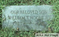 William T Hogue, Iii