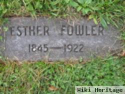 Esther Huestes Fowler