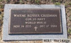 Wayne Rosser Crissman