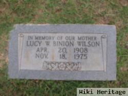 Lucy W Binion Wilson