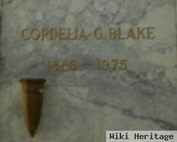 Cordelia G Blake