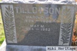 Harold J Tillotson