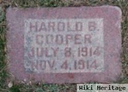 Harold B Cooper