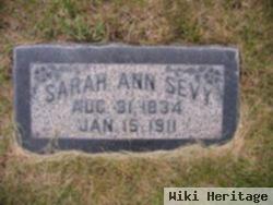 Sarah Ann Simmons Sevy