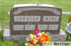 Vera Cynthia Wing Johnson