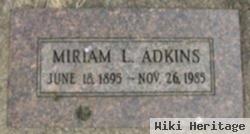 Miriam L Brown Adkins