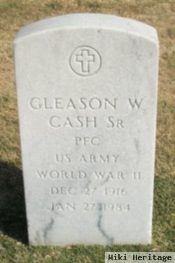 Pfc Gleason W. Cash, Sr