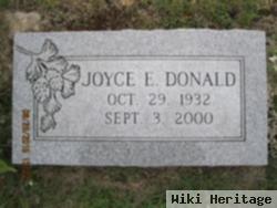 Joyce E Donald