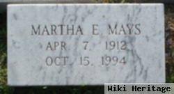 Martha E Mays