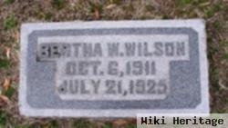 Bertha W Wilson