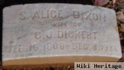 Sarah Alice "alice" Dixon Dickert