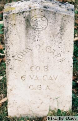 Pvt John O Carr