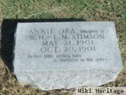 Annie Ora Stimson