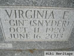 Virginia E "gin" Snyder Coss