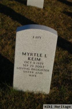 Myrtle L Keim