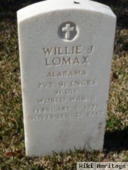 Willie J Lomax