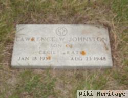 Lawrence W Johnston