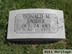 Donald Mann Snider