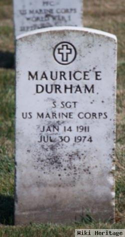 Maurice E Durham