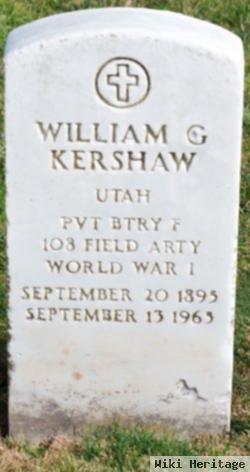 William G Kershaw