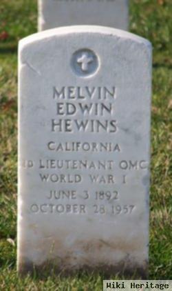 Melvin Edwin Hewins