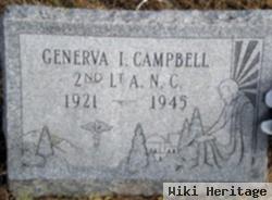 Lieut Generva Ida Campbell