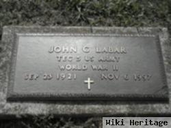 John G. "jack" Labar