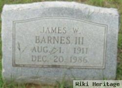 James W. Barnes, Iii