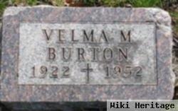 Velma M Burton