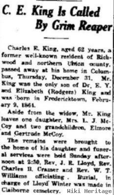 Charles Elmore King